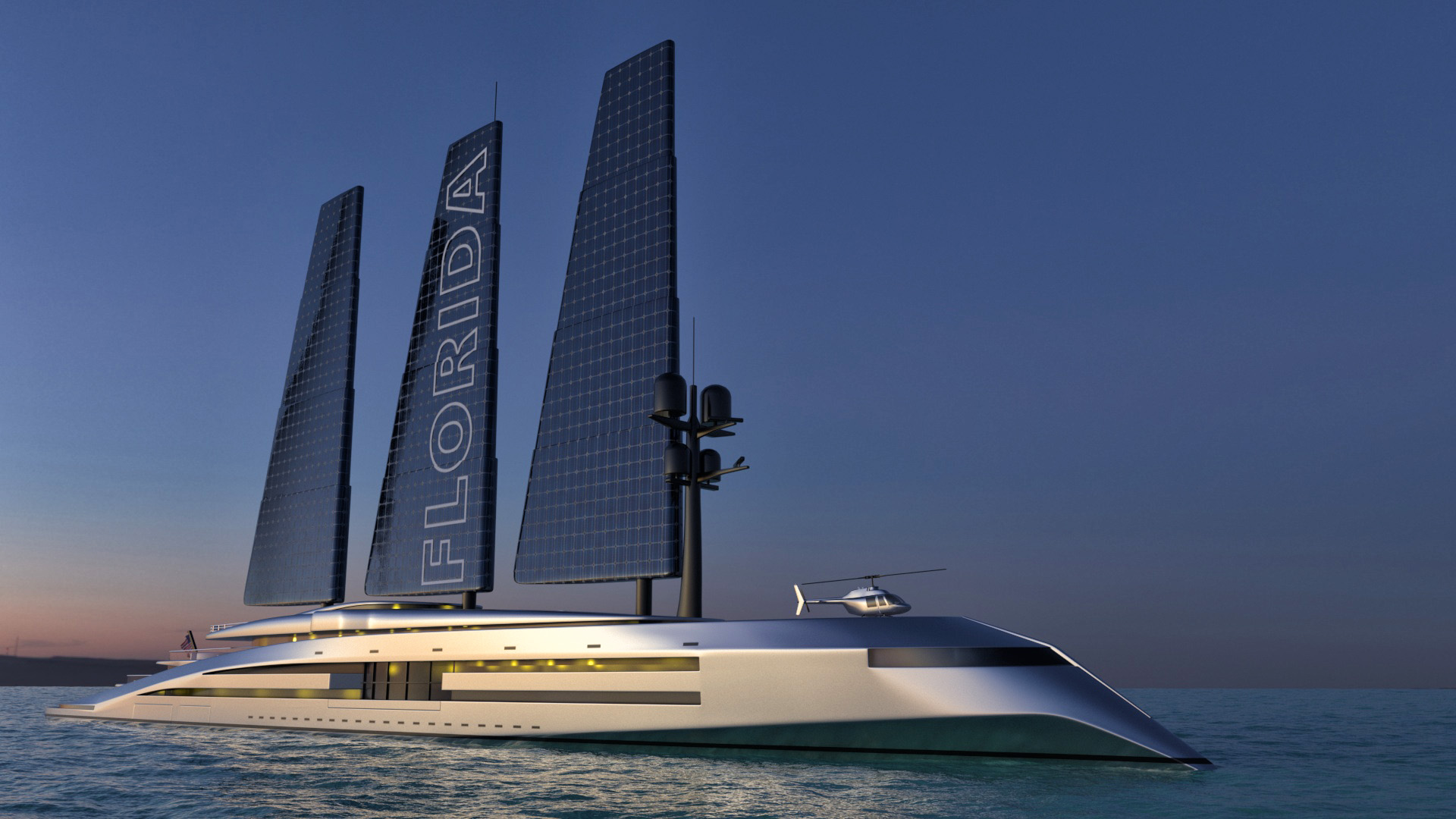 This 525-Foot Superyacht With Solar Sails Doesn't Require Any Wind This 525-Foot Superyacht With Solar Sails Doesn't Require Any Wind