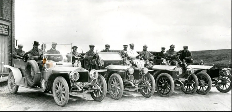 silver ghosts off production line