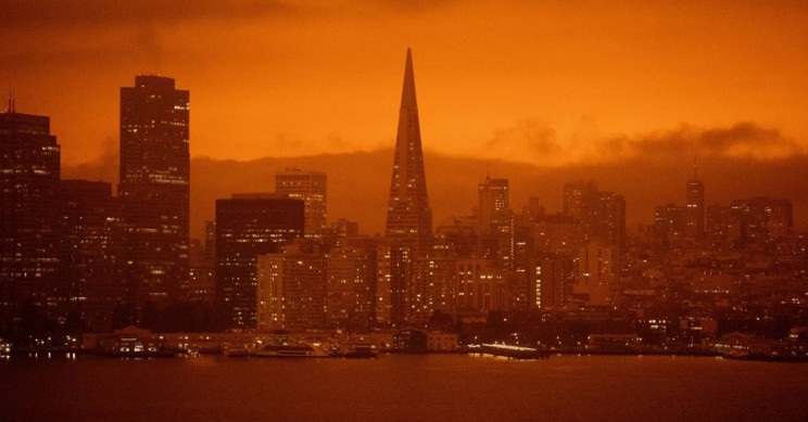 Apocalyptic Orange Skies Loom over California