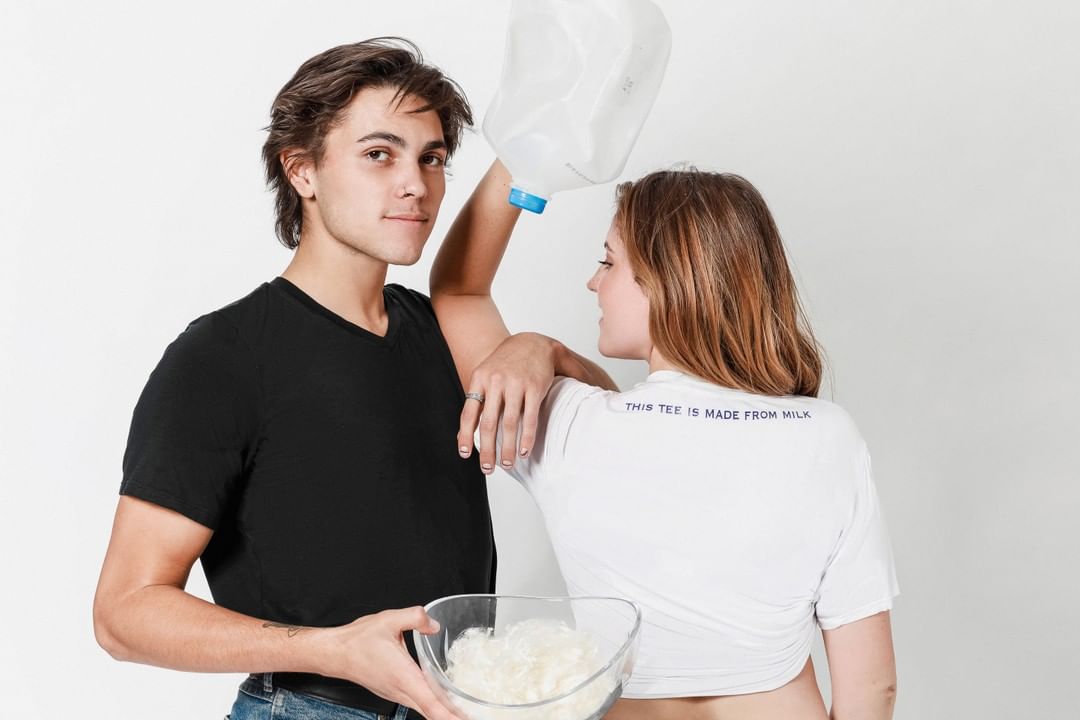 Startup Re-Engineers Spoiled Milk Into Biodegradable Clothing Startup Re-Engineers Spoiled Milk Into Biodegradable Clothing
