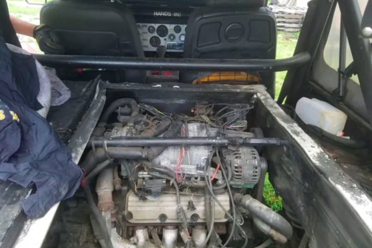 This One of a Kind Jeep Has a Buick Engine Mounted Into Its Rear This One of a Kind Jeep Has a Buick Engine Mounted Into Its Rear