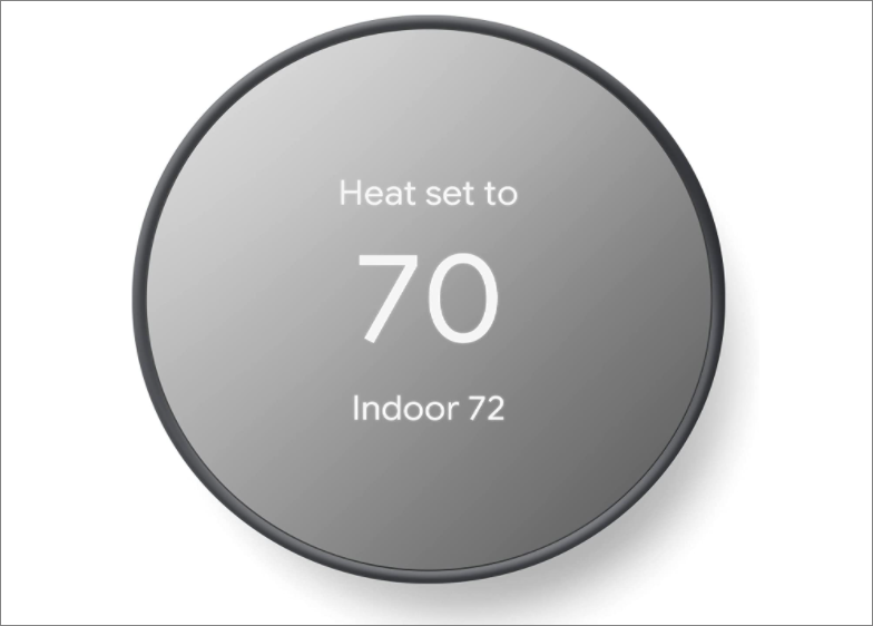 Google Nest Thermostat Grey thermostat