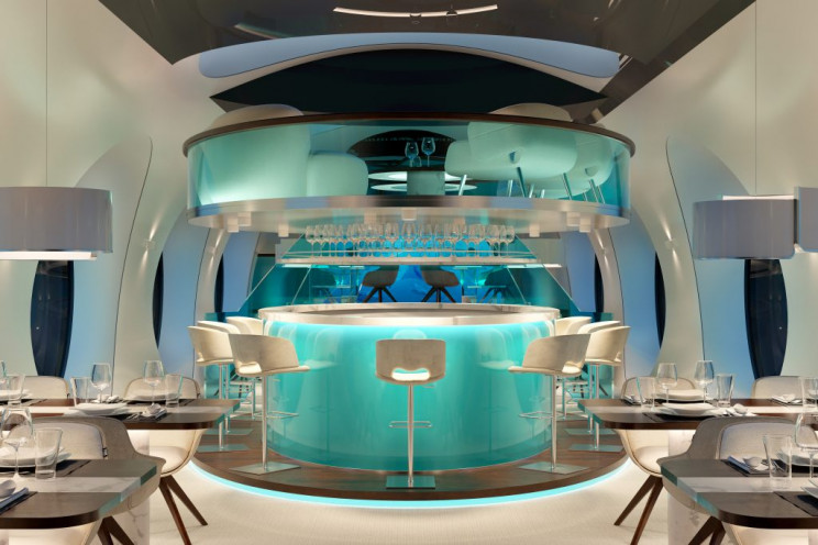 A new luxury battery-powered submarine enables you to party underwater A new luxury battery-powered submarine enables you to party underwater