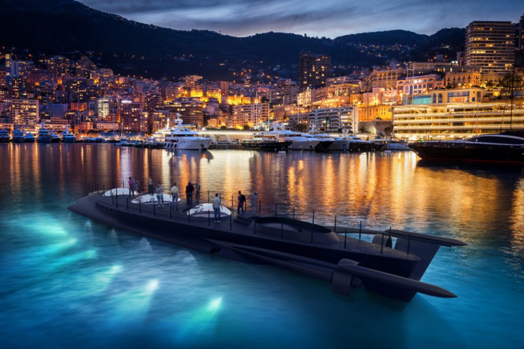 A new luxury battery-powered submarine enables you to party underwater A new luxury battery-powered submarine enables you to party underwater