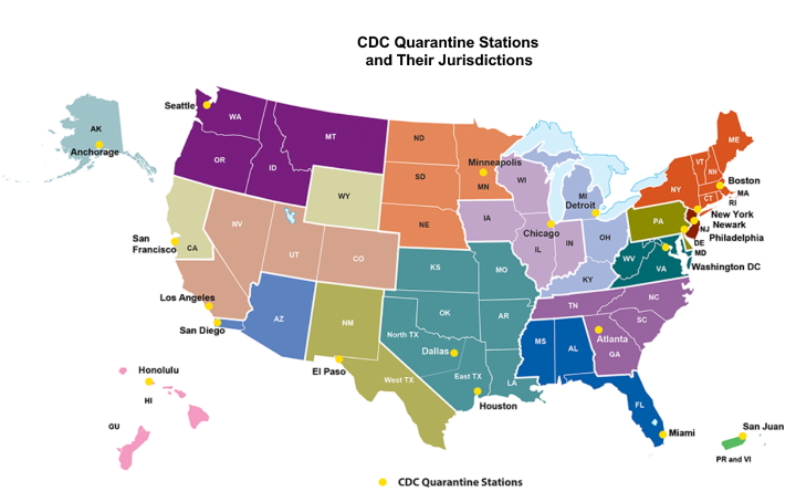 CDC Quarantine Stations CDC Quarantine Stations