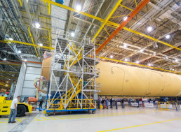 NASA Places Final Parts on Its Space Launch System Due to Send a Rocket to the Moon