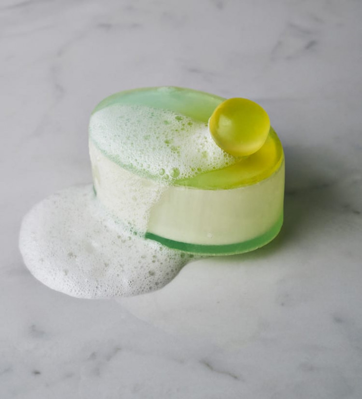 Stylish and Eco-Friendly Packaging and Bottles Made Entirely of Soap Instead of Plastic Stylish and Eco-Friendly Packaging and Bottles Made Entirely of Soap Instead of Plastic