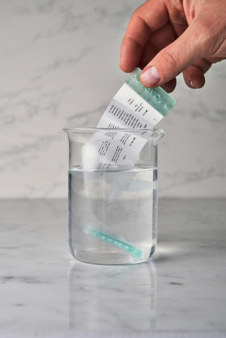 Stylish and Eco-Friendly Packaging and Bottles Made Entirely of Soap Instead of Plastic Stylish and Eco-Friendly Packaging and Bottles Made Entirely of Soap Instead of Plastic