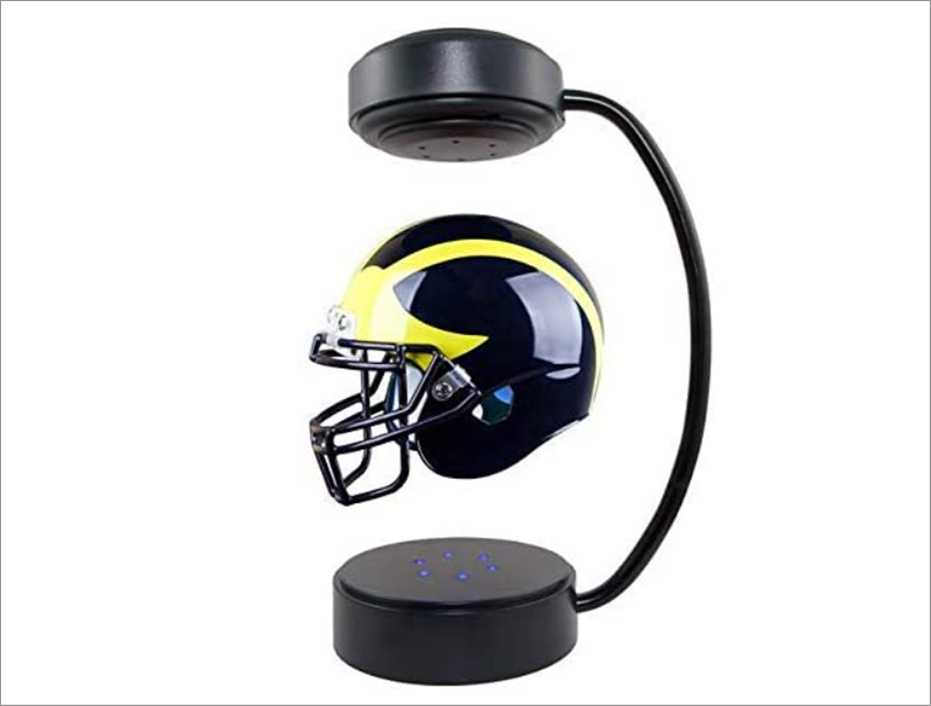 NCAA Hover Helmet NFL helmet hanging in midair