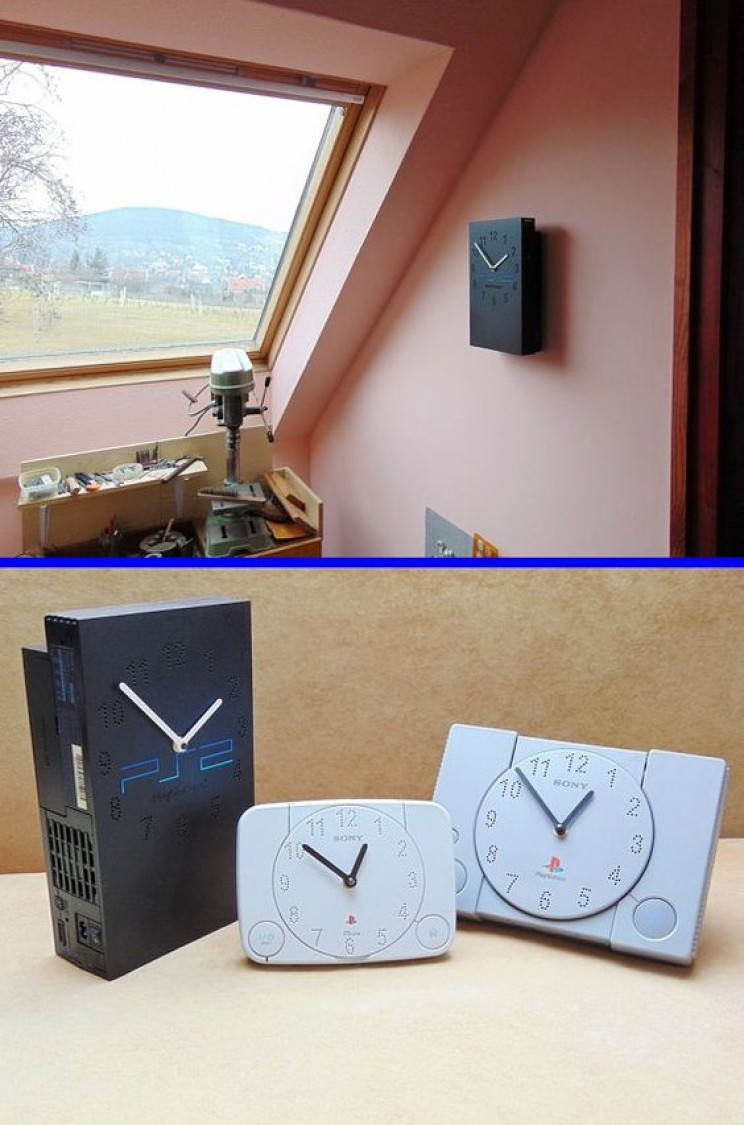 gamer diy console clocks