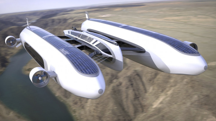 The Stunning New 'Air Yacht' Is a Catamaran That Floats to the Skies