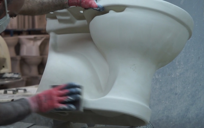 toilet and sinks polish