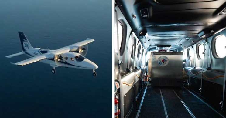 Italian Company Remodels Plane to Transport COVID-19 Vaccines Worldwide