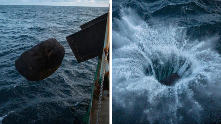 The Reason Why Greenpeace Is Dropping Massive Boulders Into the Sea