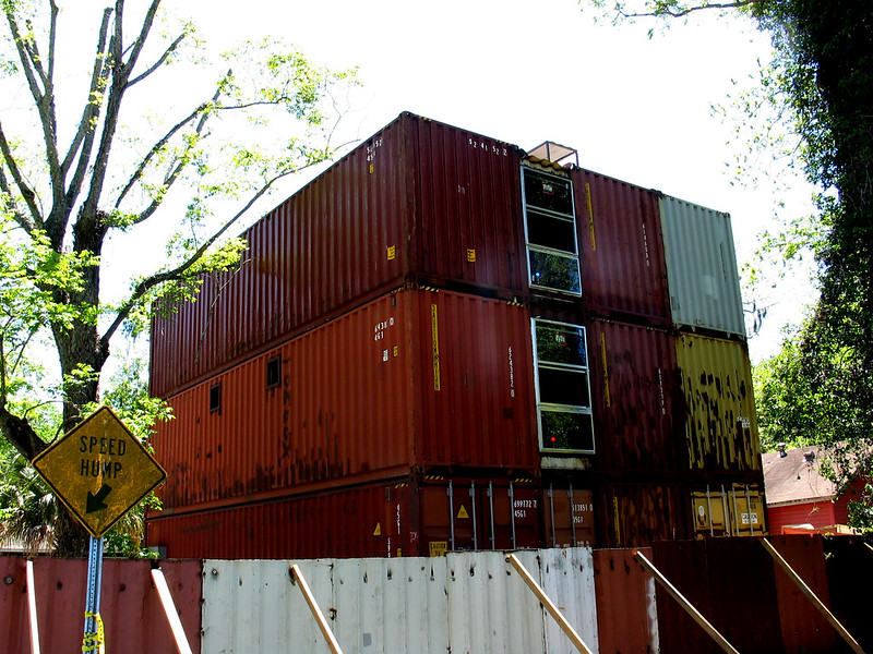 shipping container buildings example