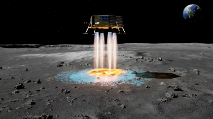 A New System Can Self-Deploy a Lunar Landing Pad. With Moon Dust?