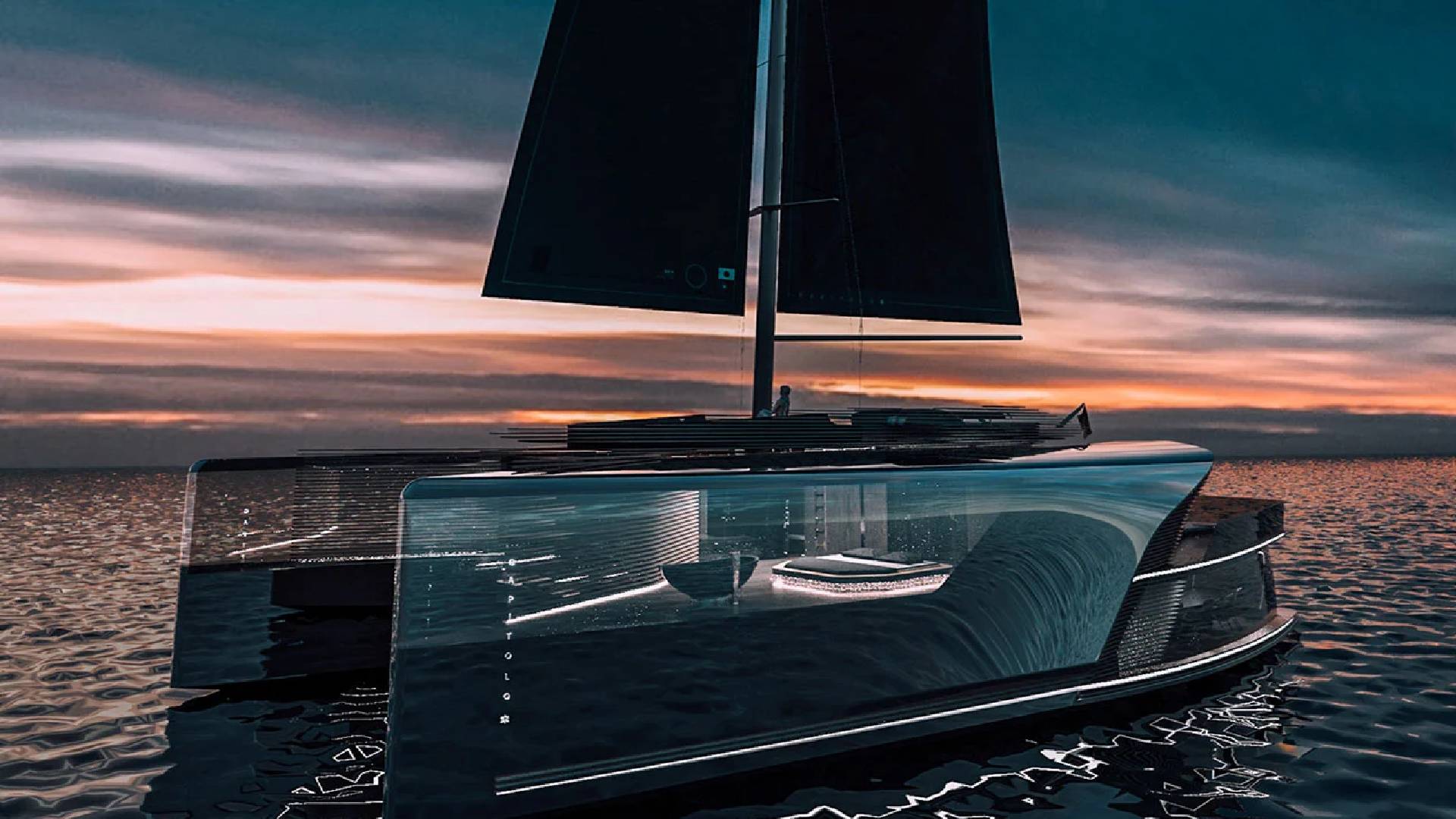 This See-Through Yacht Will Send You to Dreams of Ultimate Sea Luxury This See-Through Yacht Will Send You to Dreams of Ultimate Sea Luxury