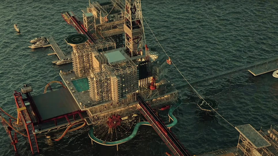 crude oil rig