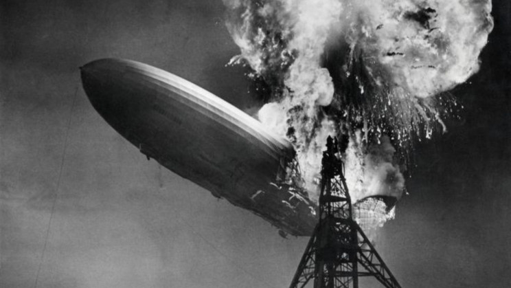 An AI System Colorized and Upscaled Hindenburg Disaster Footage