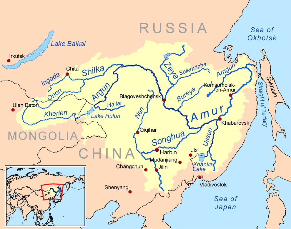 watersheds amur basin