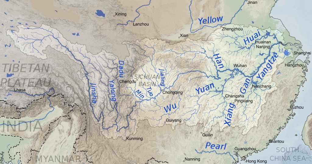 watersheds yangtze basin