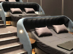 Swiss Movie Theater Offers Double Beds Seating for Ultimate Comfort