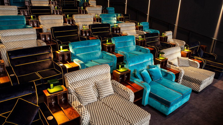 Swiss Movie Theater Offers Double Beds Seating for Ultimate Comfort