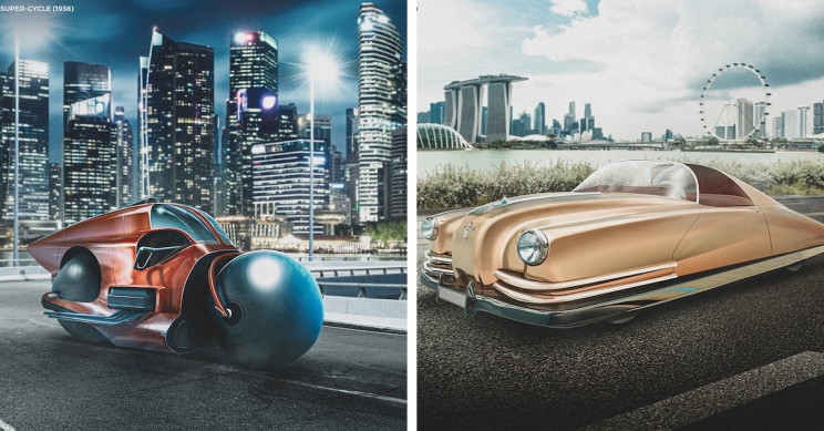 7 Futuristic Vehicle Concepts of the Past by Today's Designers