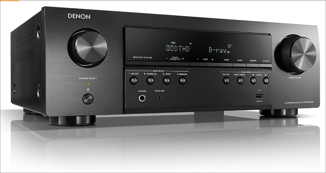 Denon AVR - S540BT Black AV receiver