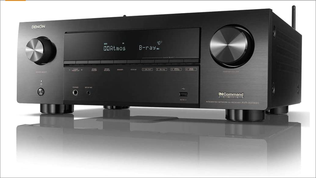 Denon AVR-X3700H AV Receiver Audio video receiver