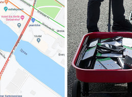 Man Uses 99 Phones and a Handcart to Create a "Virtual Traffic Jam" on Google Maps