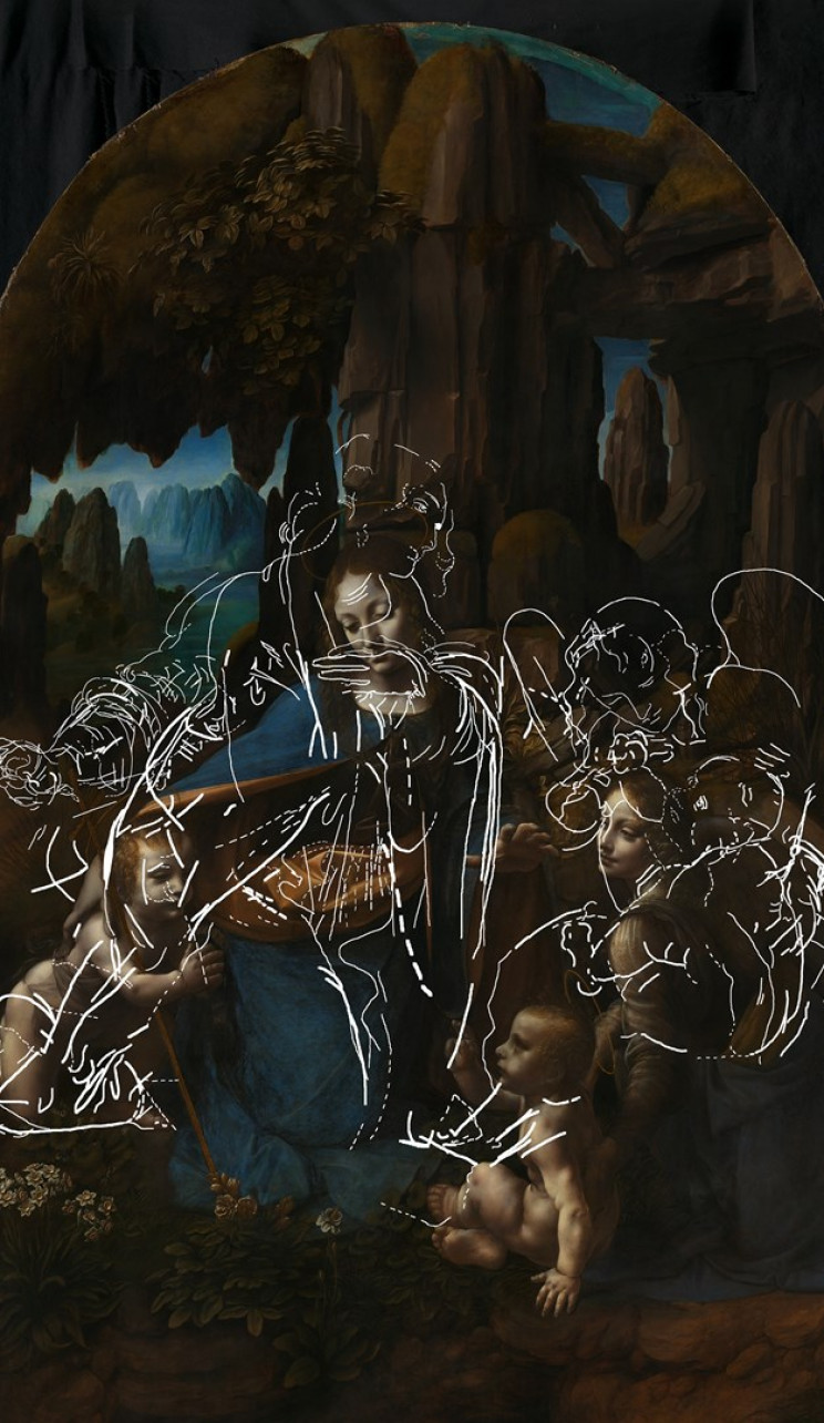 National Gallery Reveals Images of Leonardo da Vinci's First Effort for 'The Virgin of the Rocks'