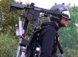The Flying Iron Man Jet Suit Has Now Been Kitted out with Helmet-Controlled Guns
