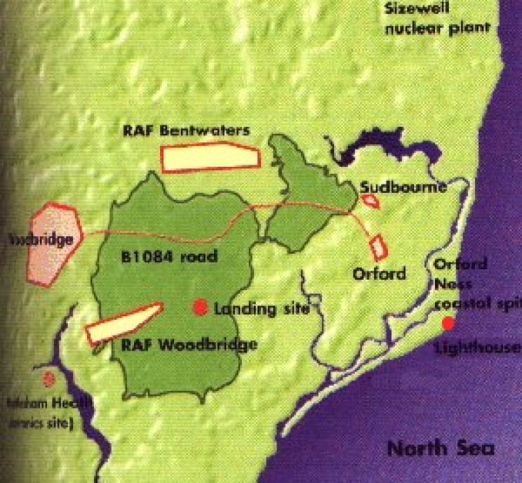 Rendlesham map Rendlesham map