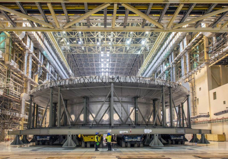 1,250 Ton Base of the Cryostat Installed, Fusion Reactor Reaches Major Milestone 1,250 Ton Base of the Cryostat Installed, Fusion Reactor Reaches Major Milestone