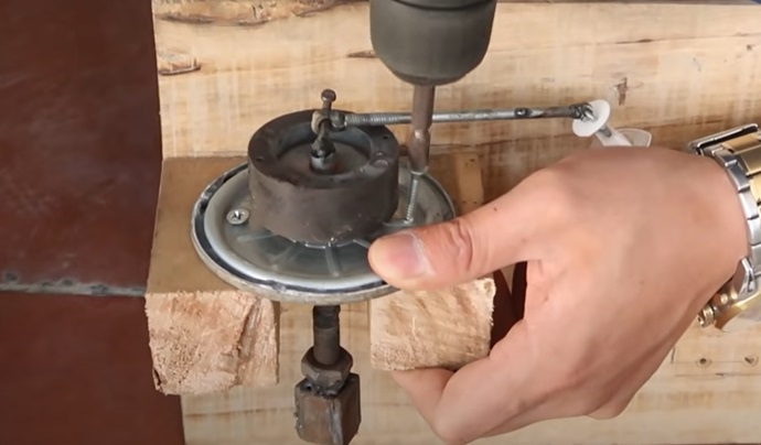 diy home generator mount motor
