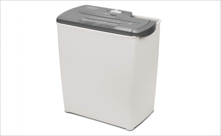 Aurora Strip Cut Paper Shredder White paper shredder