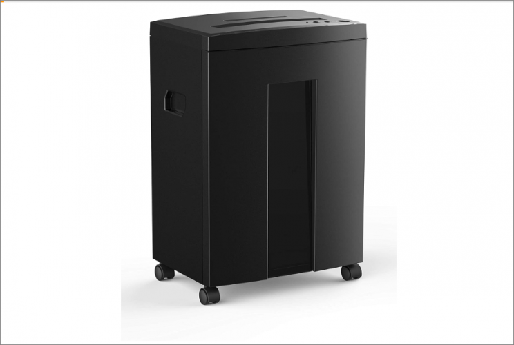 Wolverine Cross-Cut Paper Shredder Black cross-cut shredder