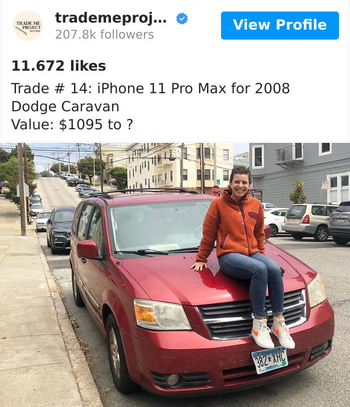 Woman Trades Hairpin for a Minivan, Plans to Get a House Next Woman Trades Hairpin for a Minivan, Plans to Get a House Next
