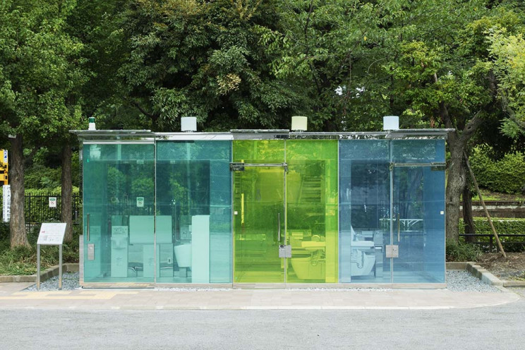 Japan Takes Bathrooms to The Next Level with Transparent Walls Japan Takes Bathrooms to The Next Level with Transparent Walls