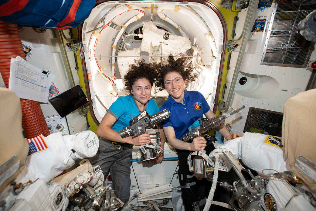 Christina Koch and Jessica Meir Christina Koch and Jessica Meir