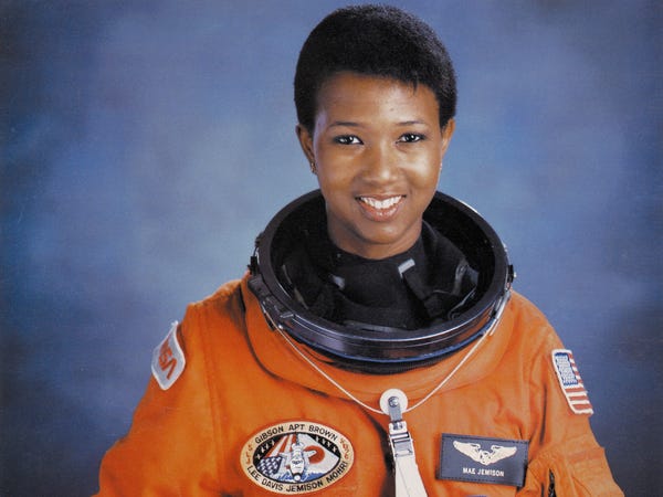 Mae Jemison Mae Jemison's official astronaut portrait