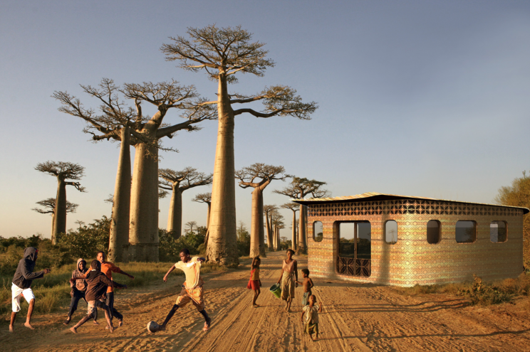 World's First 3D-Printed School Is Inspired by Beehives World's First 3D-Printed School Is Inspired by Beehives