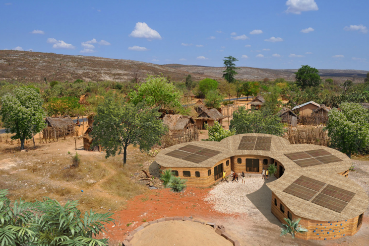 World's First 3D-Printed School Is Inspired by Beehives World's First 3D-Printed School Is Inspired by Beehives