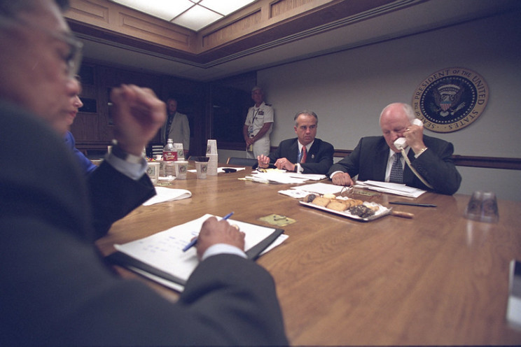 A Look Inside the U.S. President's Top-Secret White House Bunker A Look Inside the U.S. President's Top-Secret White House Bunker