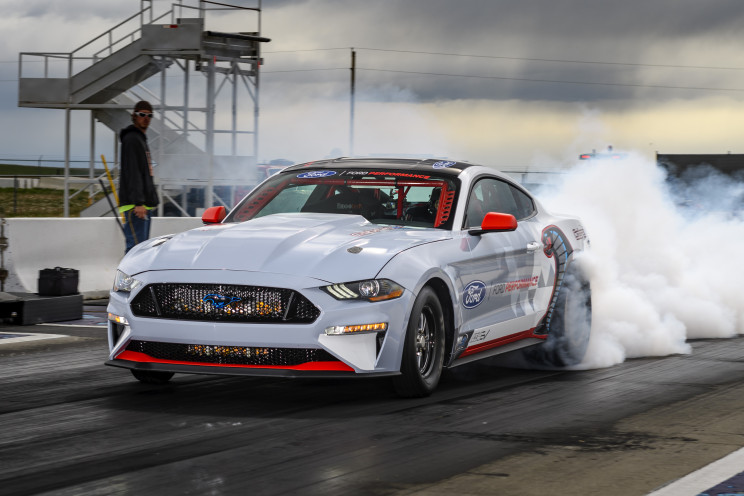 Electric Ford Mustang Rips Through Quarter Mile in 8 Seconds Electric Ford Mustang Rips Through Quarter Mile in 8 Seconds