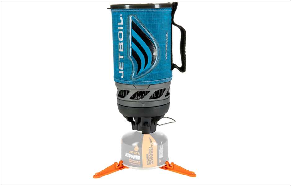 Jetboil Flash Camping and Backpacking Stove Blue camping stove