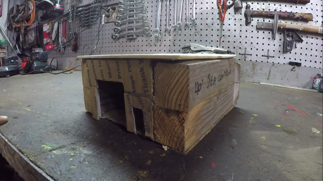 Guy Builds a Modern Castle out of Shipping Containers Guy Builds a Modern Castle out of Shipping Containers