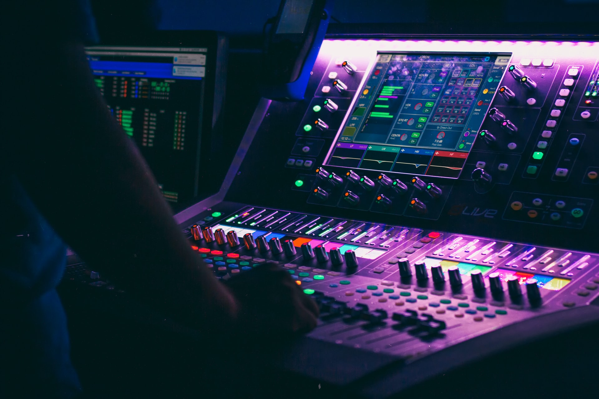 Sound Design Sound console