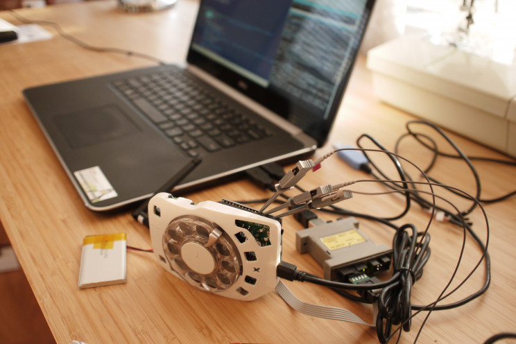 Space Engineer Built Her Own Cell Phone with a Rotary Dial System